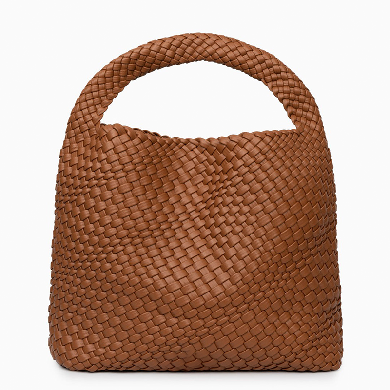 Bolsa Zaira Shopper em Couro Trançado