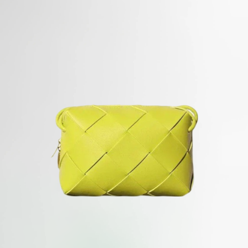 Bolsa Zadie Quilted Pequena de Couro Entrelaçado