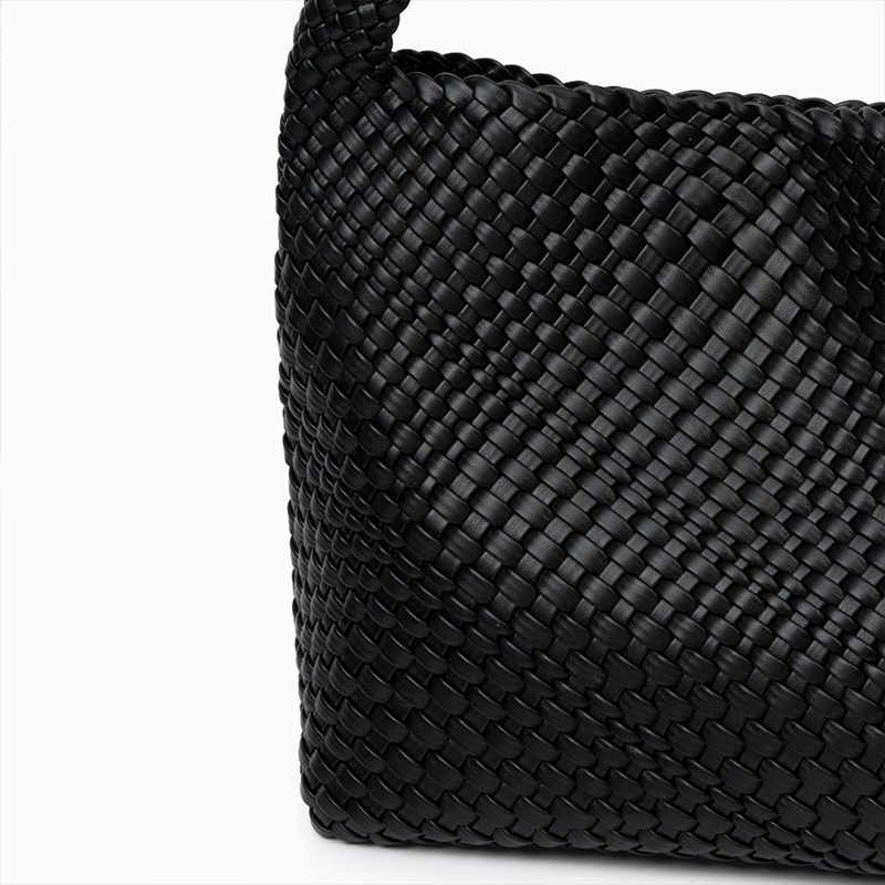 Bolsa Zaira Shopper em Couro Trançado