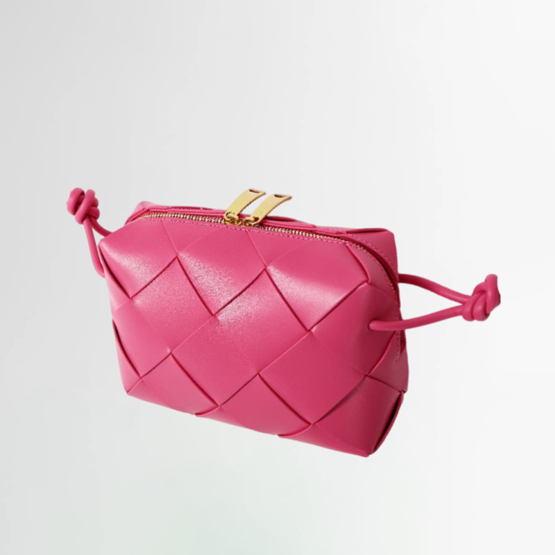 Bolsa Zadie Quilted Pequena de Couro Entrelaçado