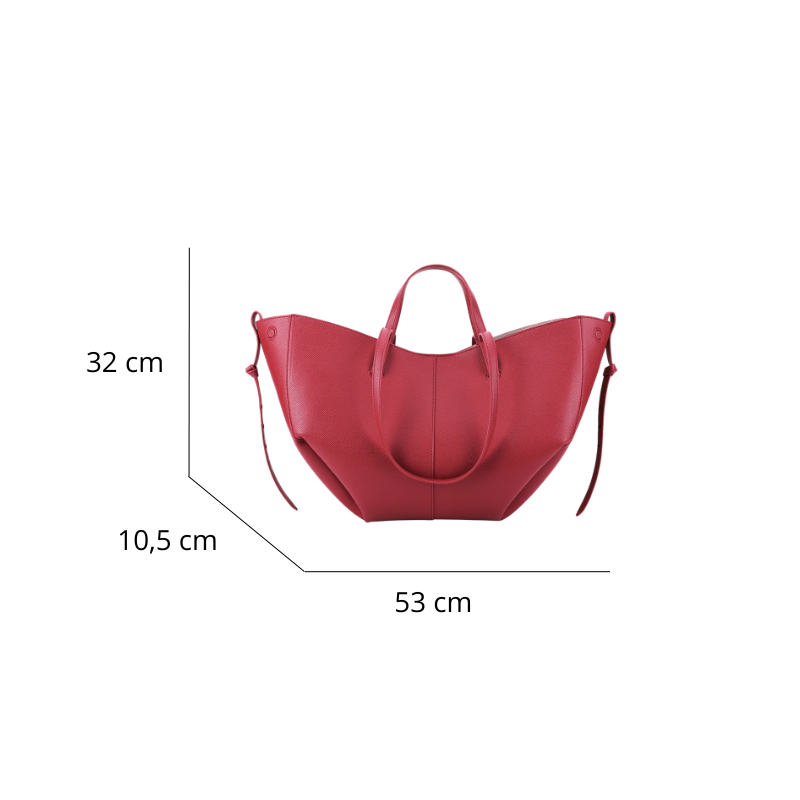 Bolsa Cowgirl Tote de Couro Grande