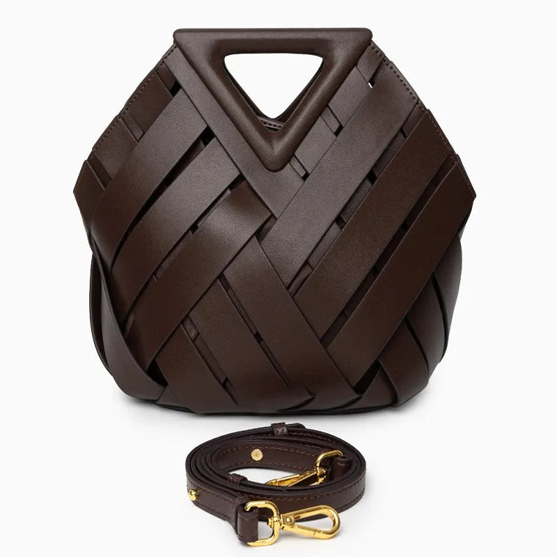 Bolsa Ciela Pequena de Couro