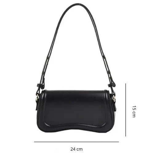 Bolsa Clubber Pequena de Couro