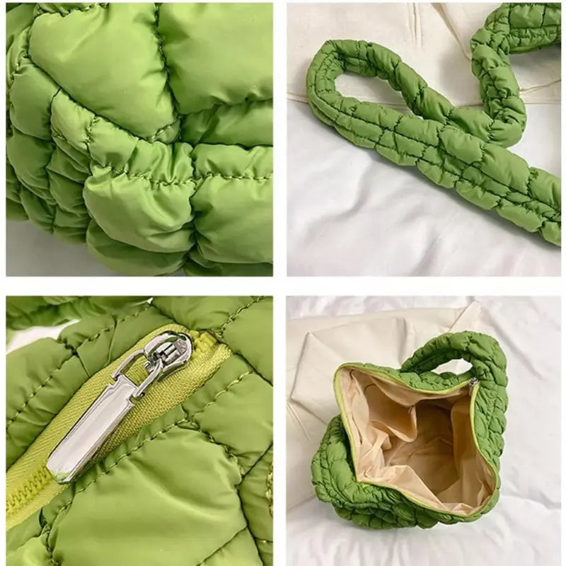 Bolsa Elka Puffer Quilted Hobo
