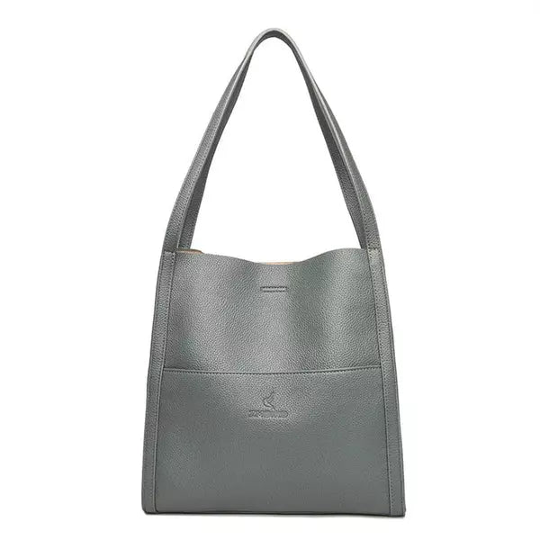Bolsa Ivy Feminina Minimalista com Compartimentos Internos
