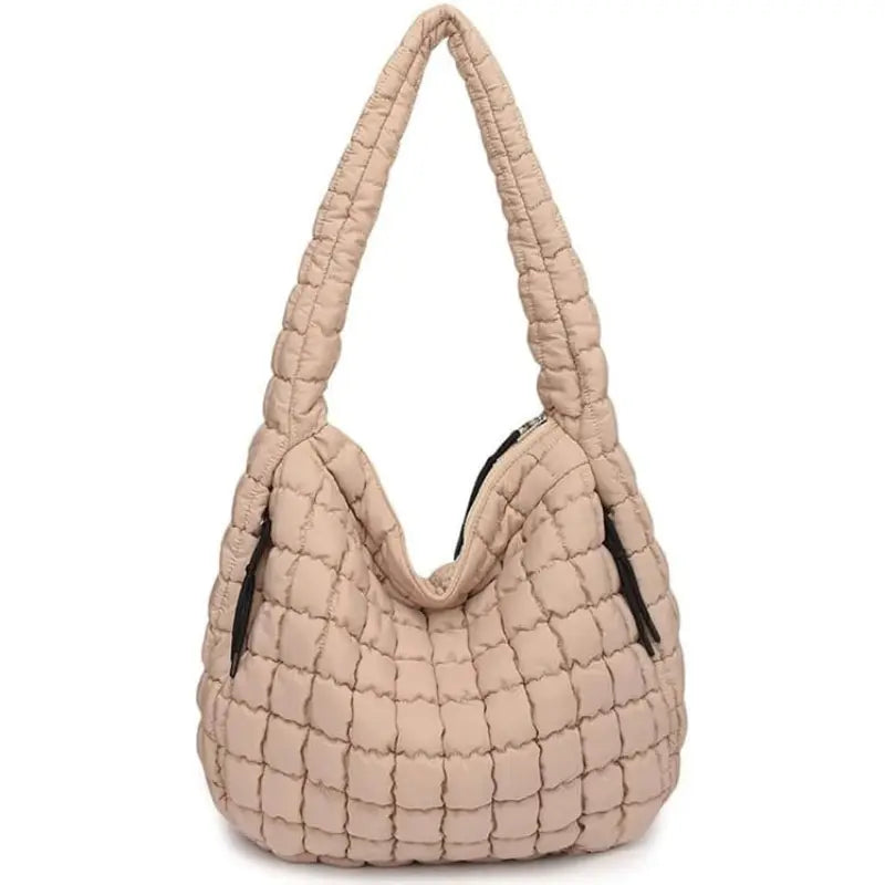 Bolsa Elka Puffer Quilted Hobo