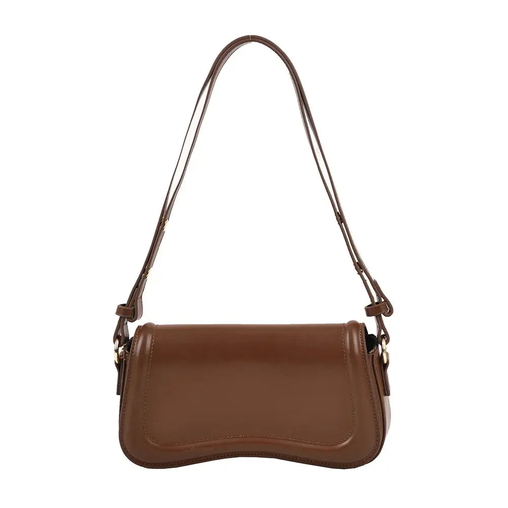 Bolsa Clubber Pequena de Couro