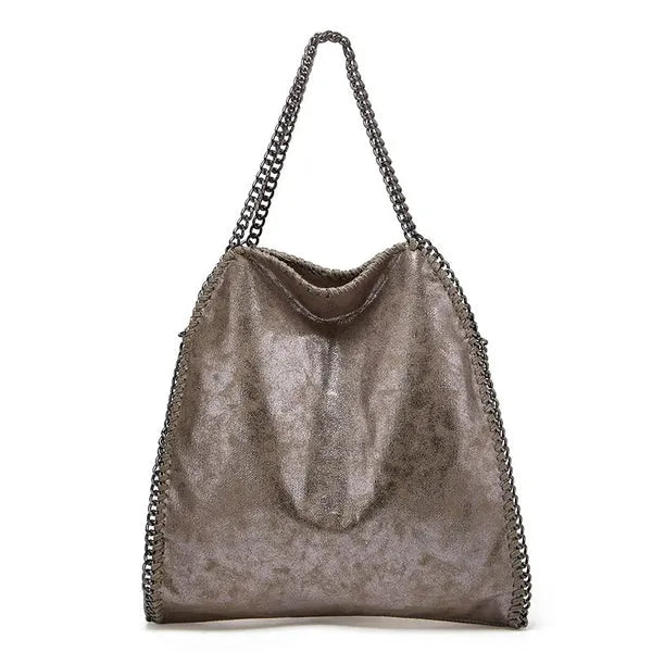 Bolsa Elise de Ombro com Alça de Corrente