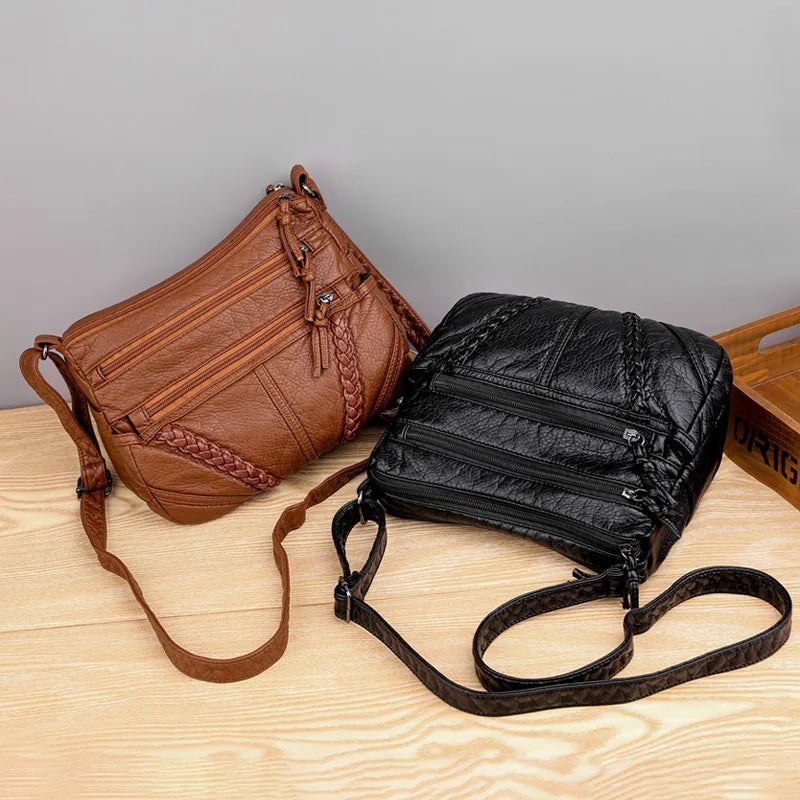 Bolsa Aria Tiracolo de Ombro de Couro