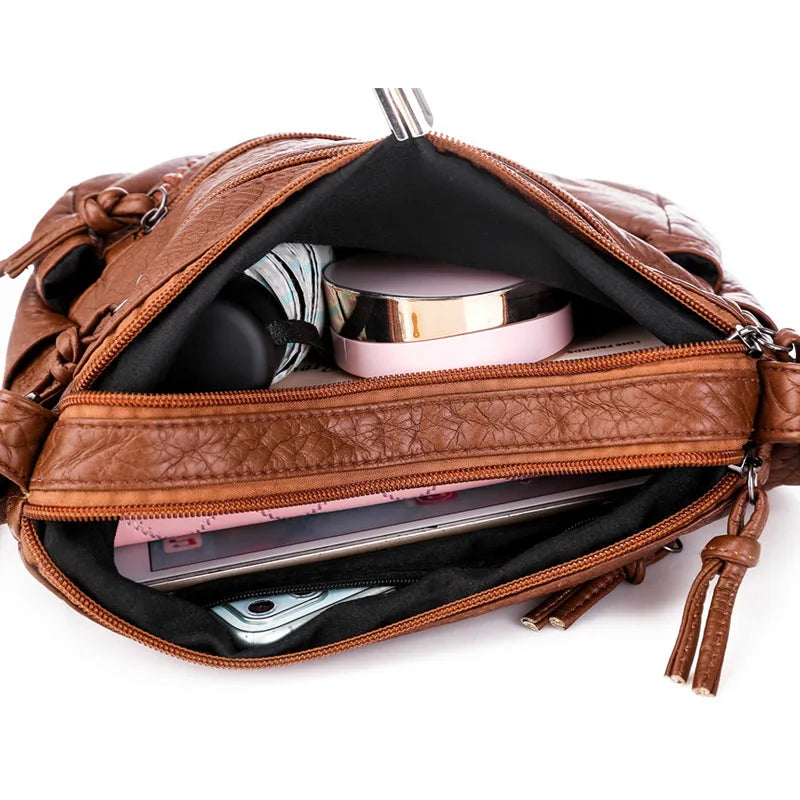 Bolsa Aria Tiracolo de Ombro de Couro