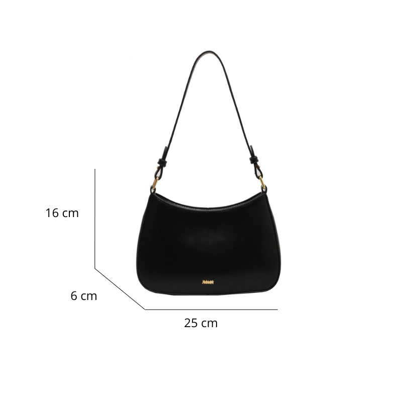 Bolsa Calista de Ombro Pequena de Couro