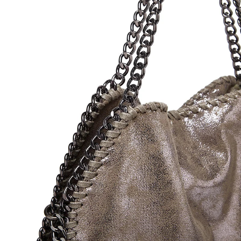 Bolsa Elise de Ombro com Alça de Corrente