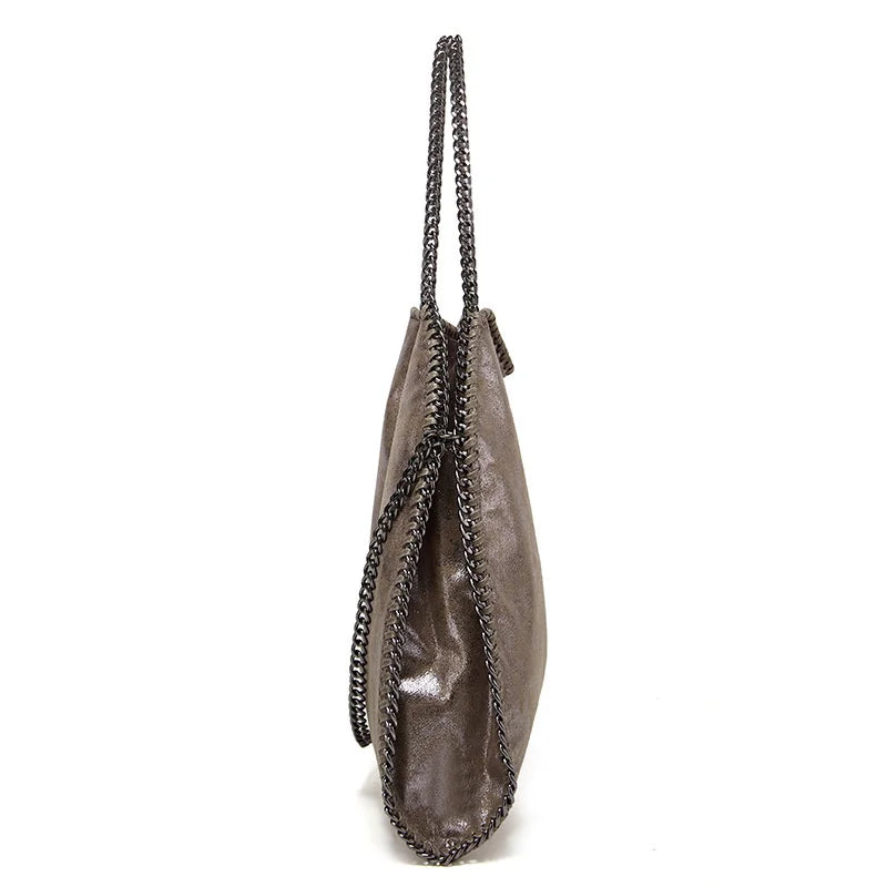 Bolsa Elise de Ombro com Alça de Corrente