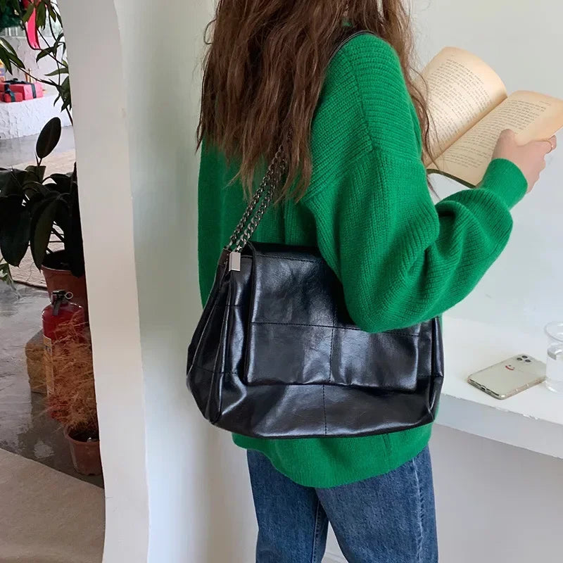 Bolsa Keira de Luxo Tiracolo em Couro