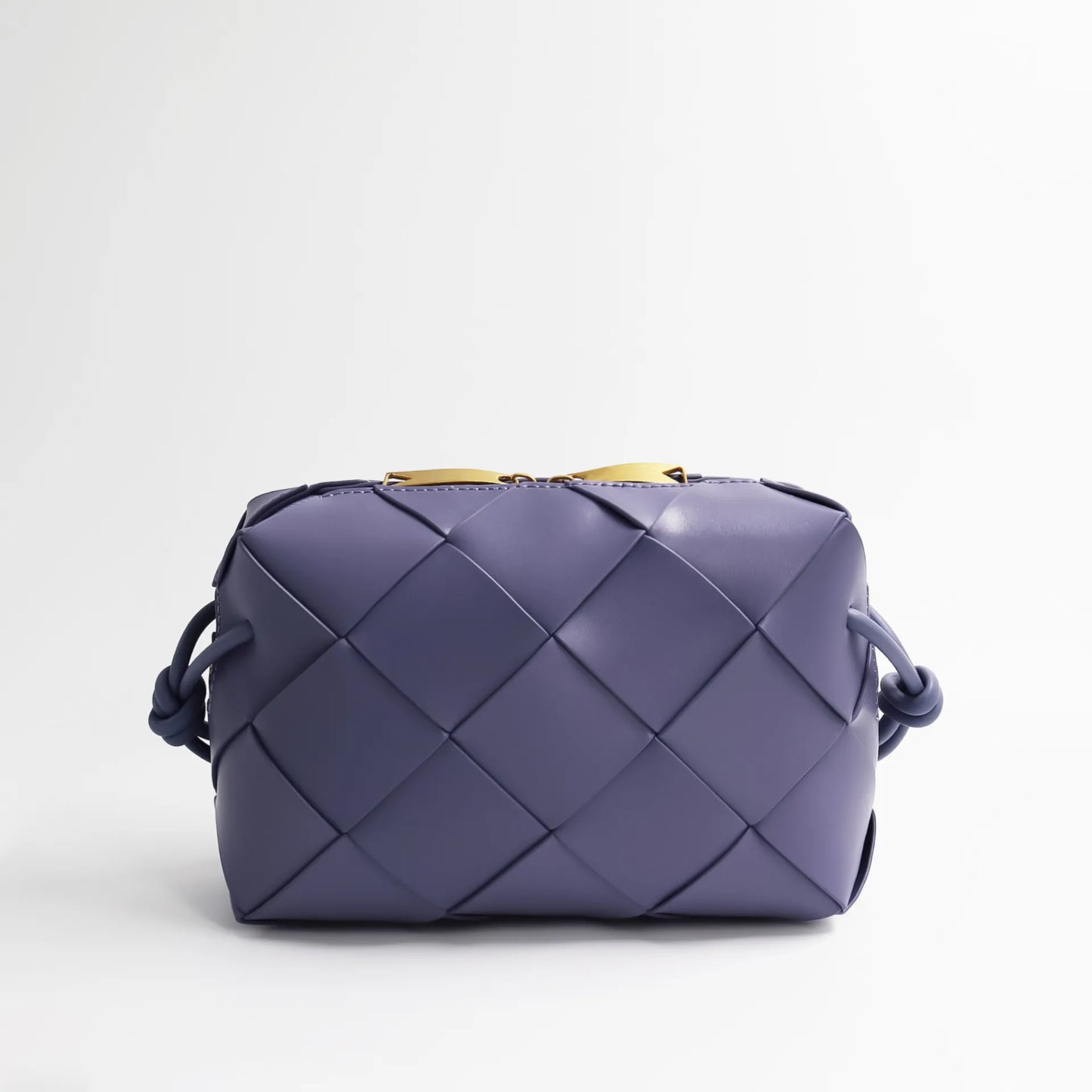 Bolsa Zadie Quilted Pequena de Couro Entrelaçado