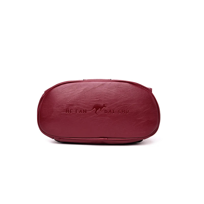 Mochila Avery Feminina de Couro com Design Antifurto
