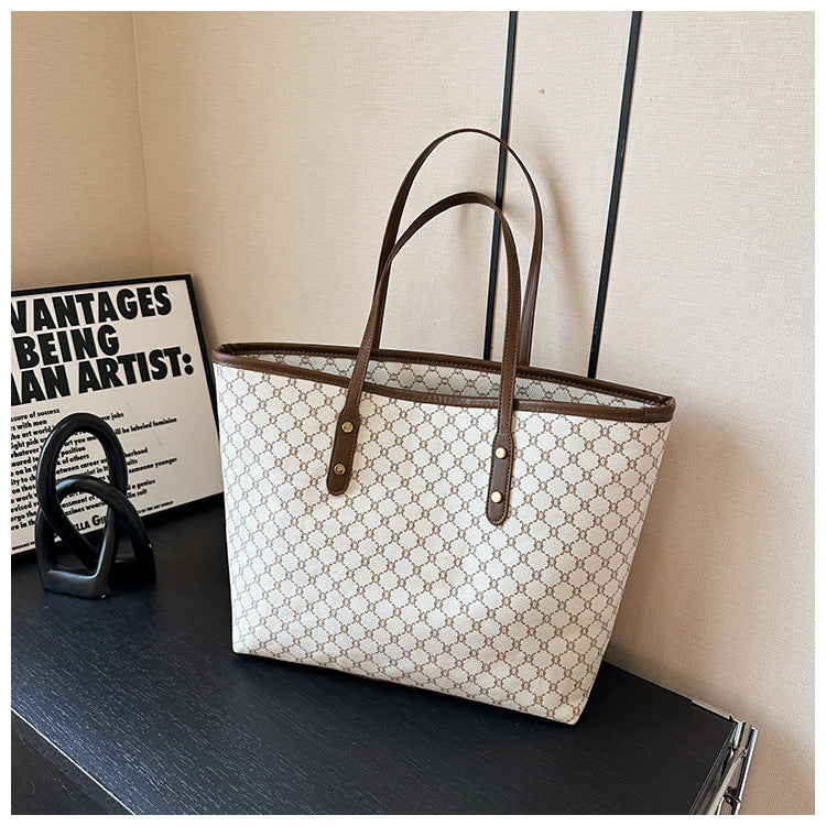 Bolsa Isla Grande de Ombro com Padrão Vintage