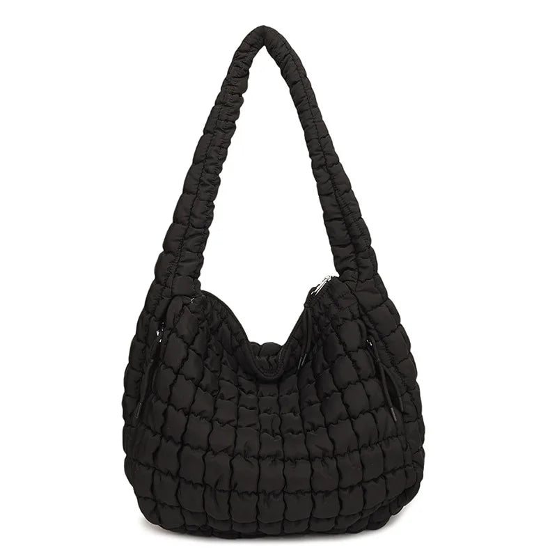 Bolsa Elka Puffer Quilted Hobo