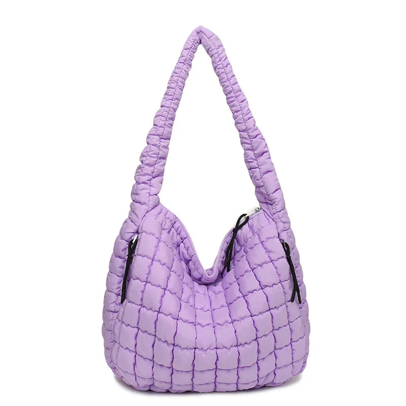 Bolsa Elka Puffer Quilted Hobo