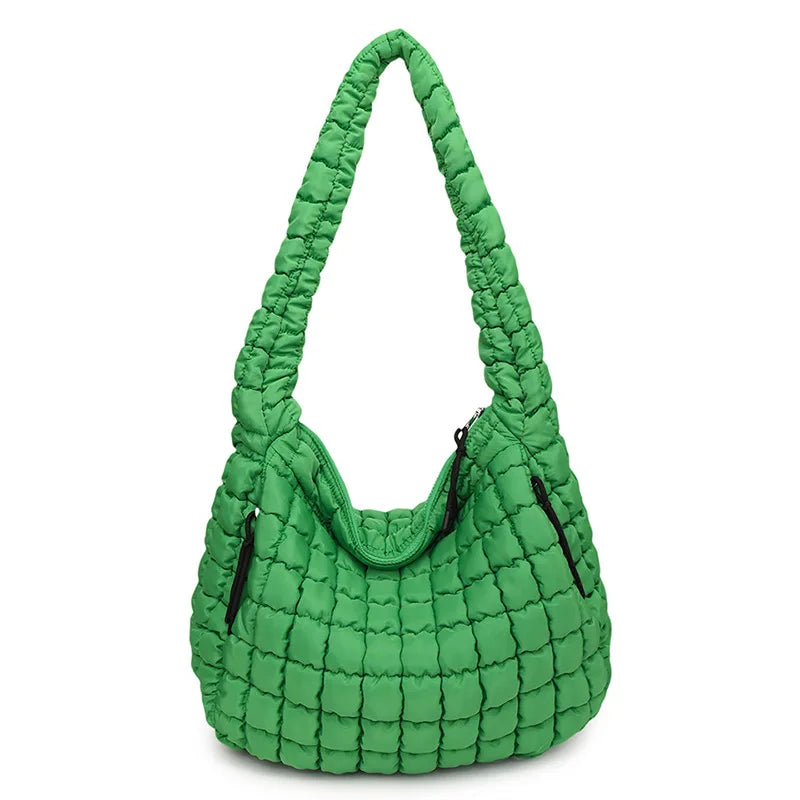 Bolsa Elka Puffer Quilted Hobo