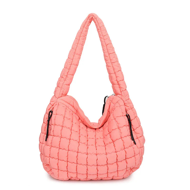 Bolsa Elka Puffer Quilted Hobo