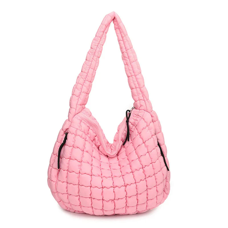 Bolsa Elka Puffer Quilted Hobo