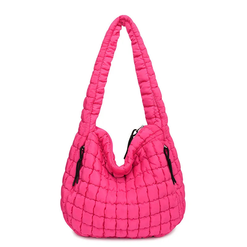 Bolsa Elka Puffer Quilted Hobo