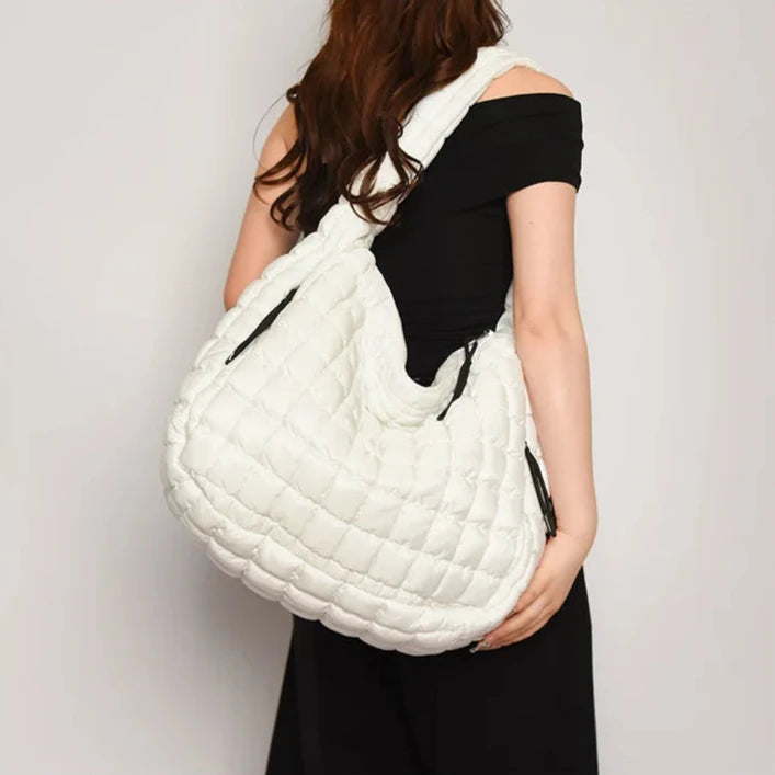 Bolsa Elka Puffer Quilted Hobo