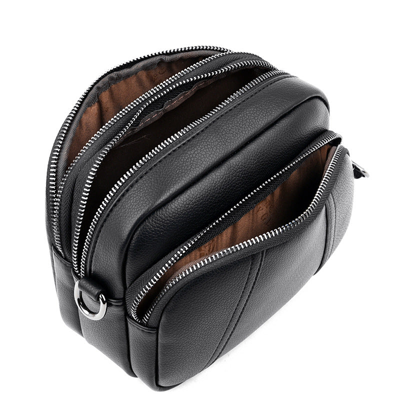 Bolsa Bella Tiracolo Pequena de Ombro em Couro