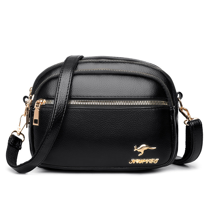 Bolsa Brooke Tiraclo de Couro com Design Vintage