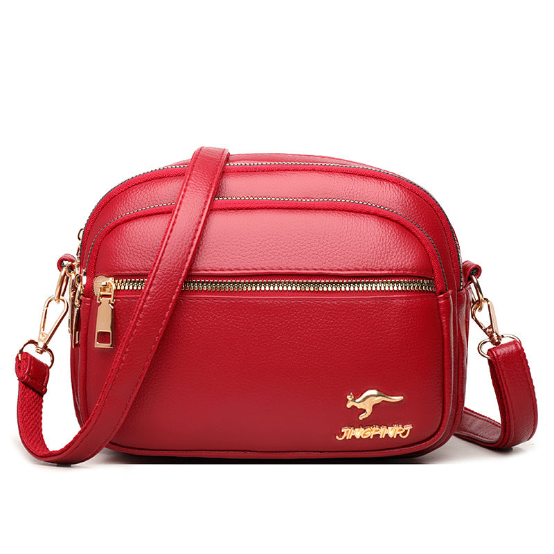 Bolsa Brooke Tiraclo de Couro com Design Vintage