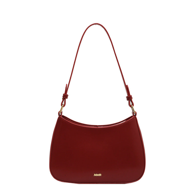 Bolsa Calista de Ombro Pequena de Couro