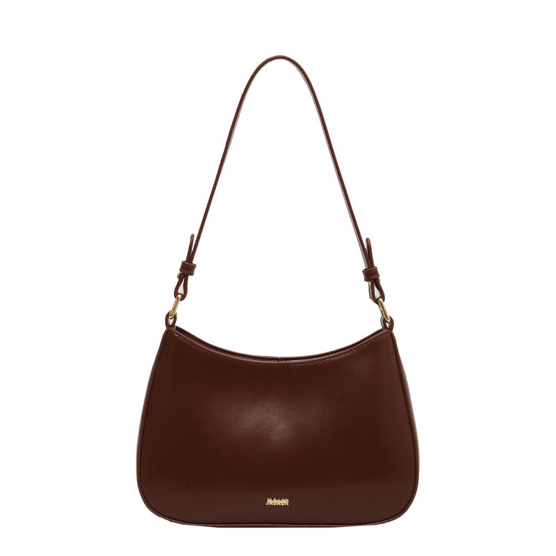 Bolsa Calista de Ombro Pequena de Couro