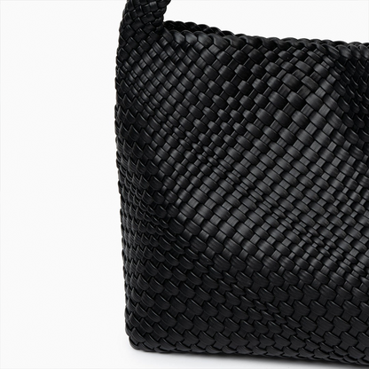 Bolsa Zaira Shopper em Couro Trançado