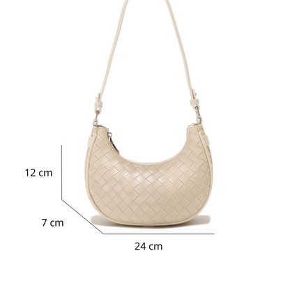 Bolsa Gemeli de Couro Entrelaçado