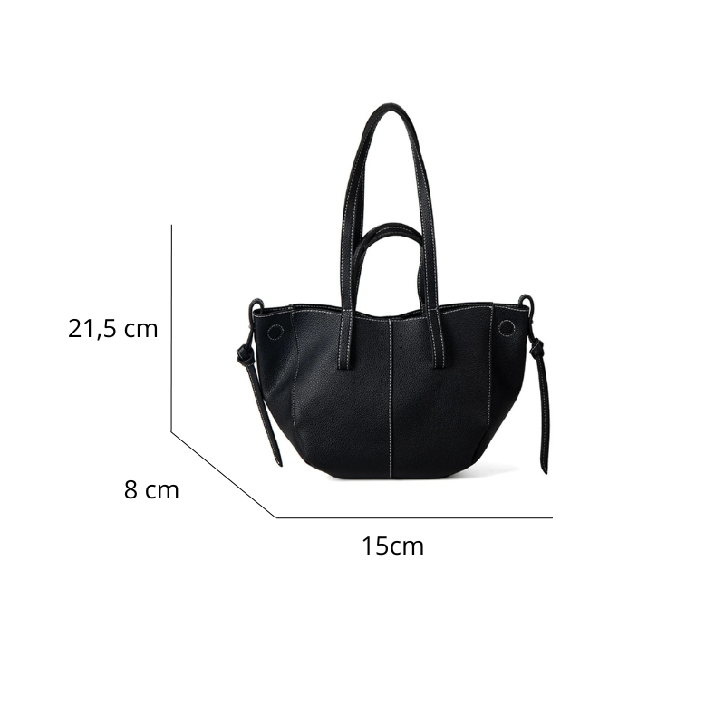 Bolsa Cowgirl Tote de Couro Pequena