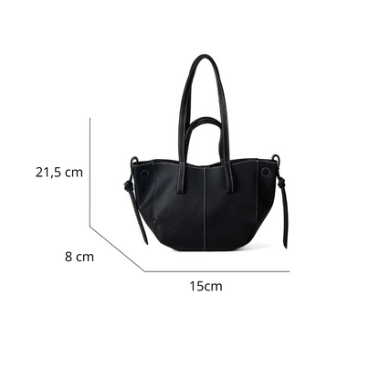 Bolsa Cowgirl Tote de Couro Pequena