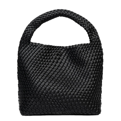 Bolsa Zaira Shopper em Couro Trançado