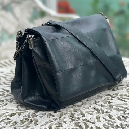 Bolsa Keira de Luxo Tiracolo em Couro