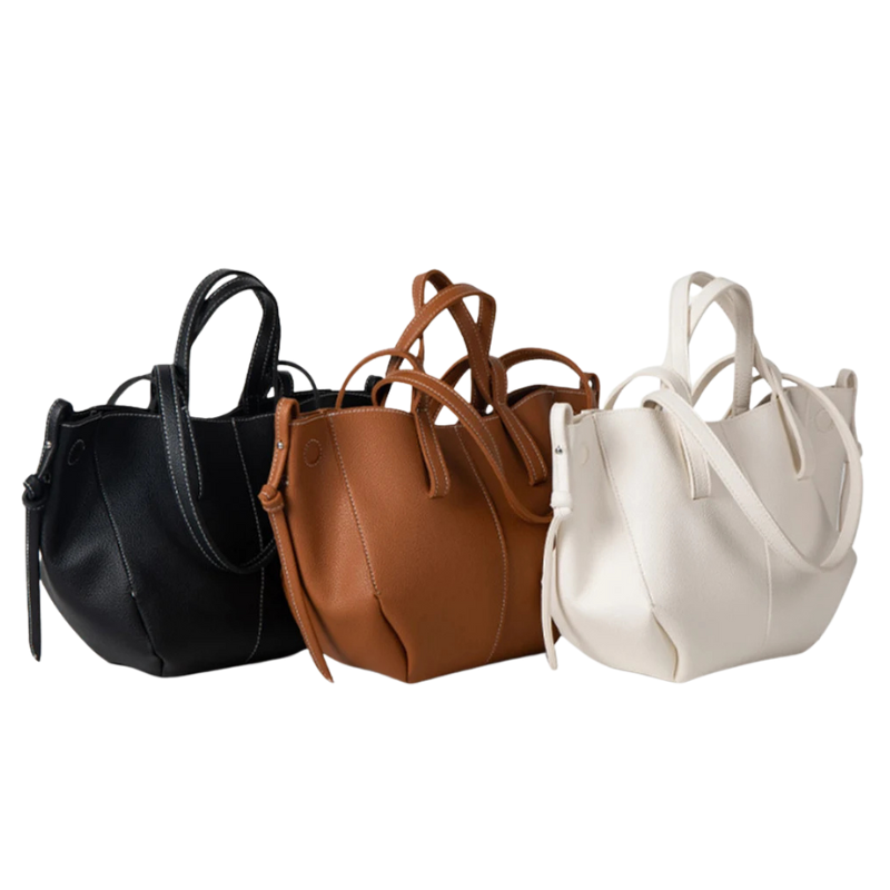 Bolsa Cowgirl Tote de Couro Pequena