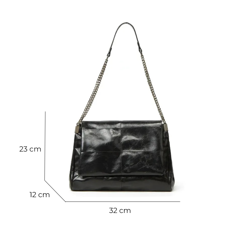 Bolsa Keira de Luxo Tiracolo em Couro
