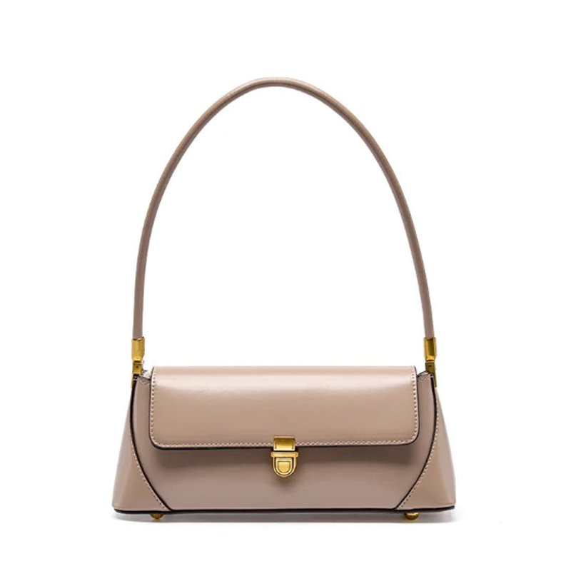 Bolsa Elysia Baguete de Couro Retrô