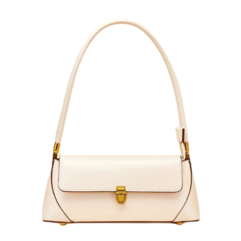 Bolsa Elysia Baguete de Couro Retrô