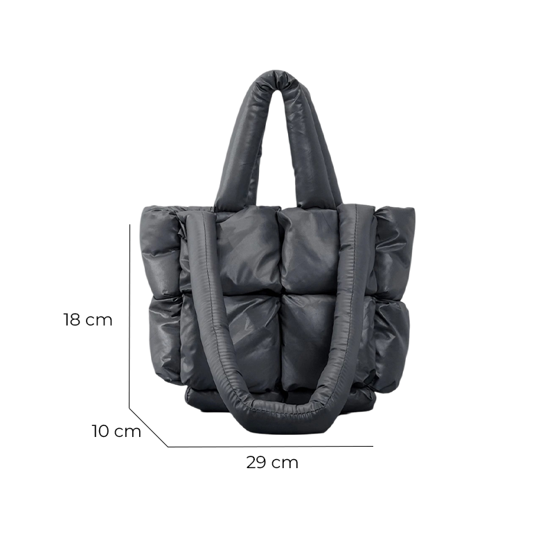 Bolsa Thaliah Puffer Quadrada de Ombro