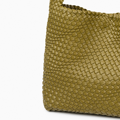 Bolsa Zaira Shopper em Couro Trançado