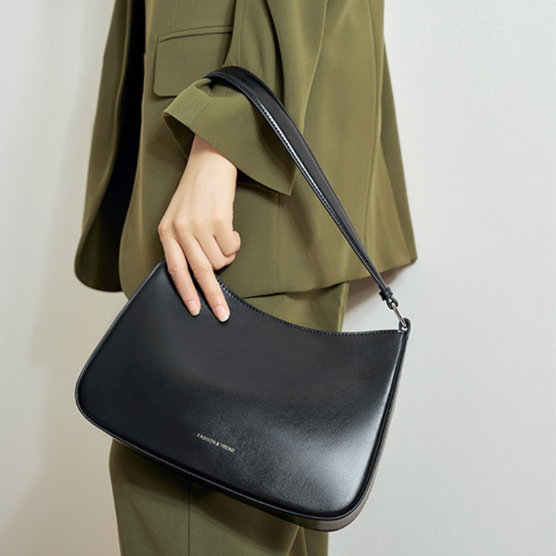 Bolsa Alec de Ombro em Couro