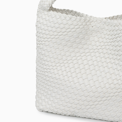 Bolsa Zaira Shopper em Couro Trançado