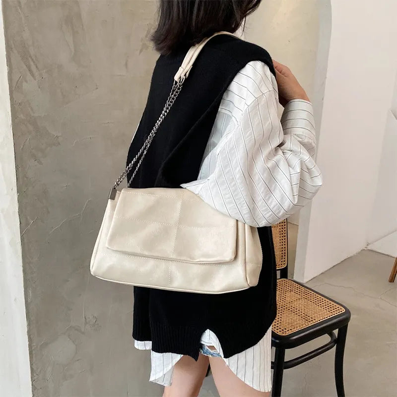 Bolsa Keira de Luxo Tiracolo em Couro