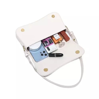 Bolsa Clubber Pequena de Couro