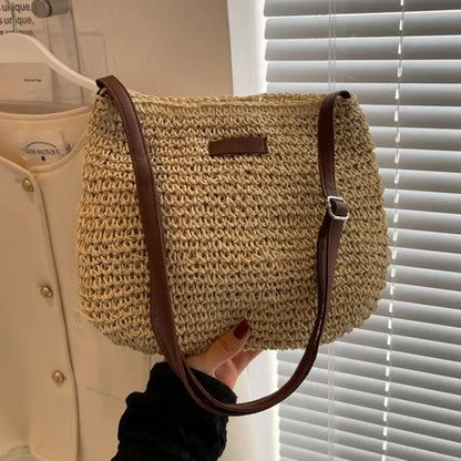 Bolsa Ellie de Ombro com Fio Náutico